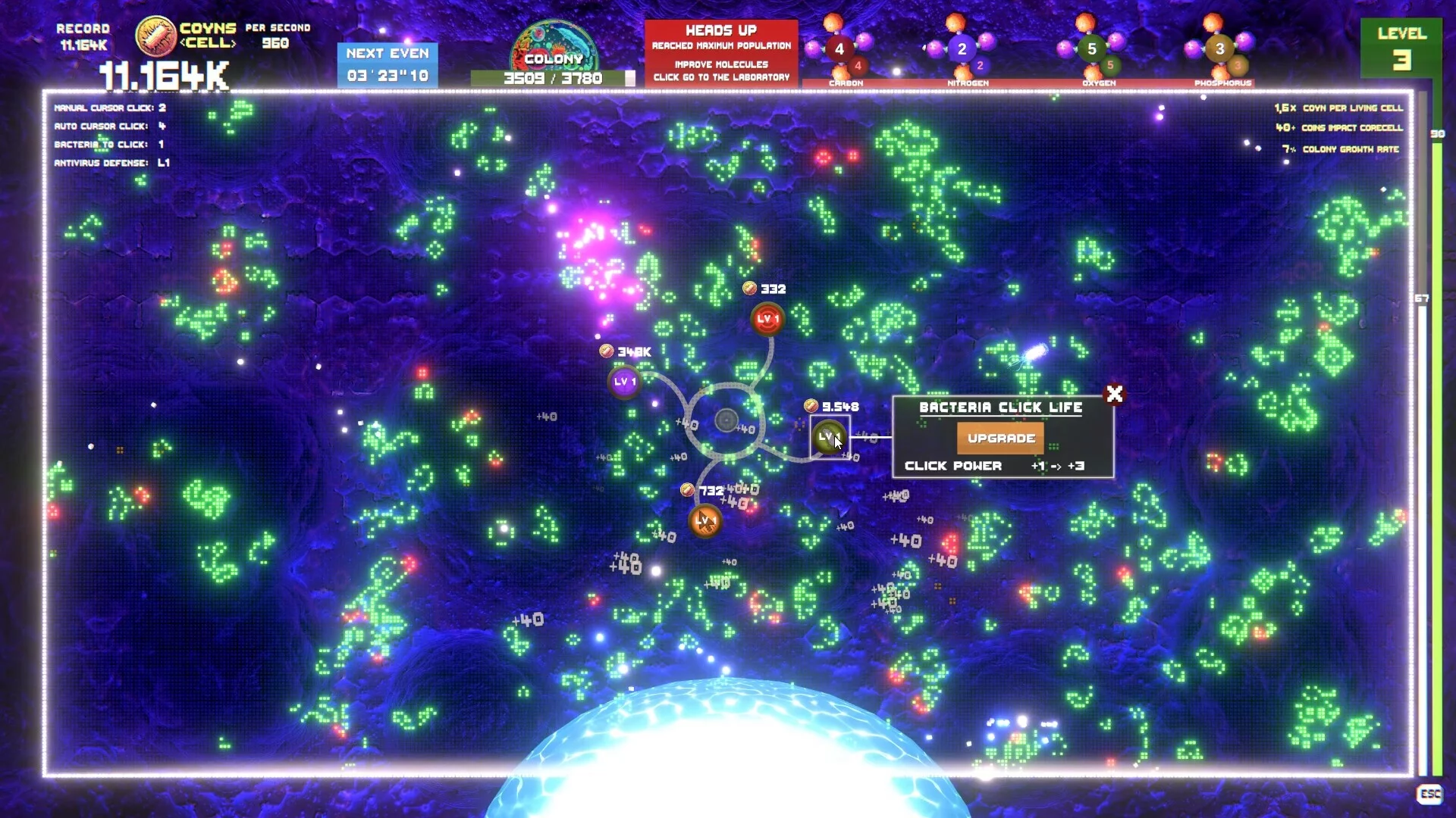 Изображение игры: SynthetiCell BioClicker