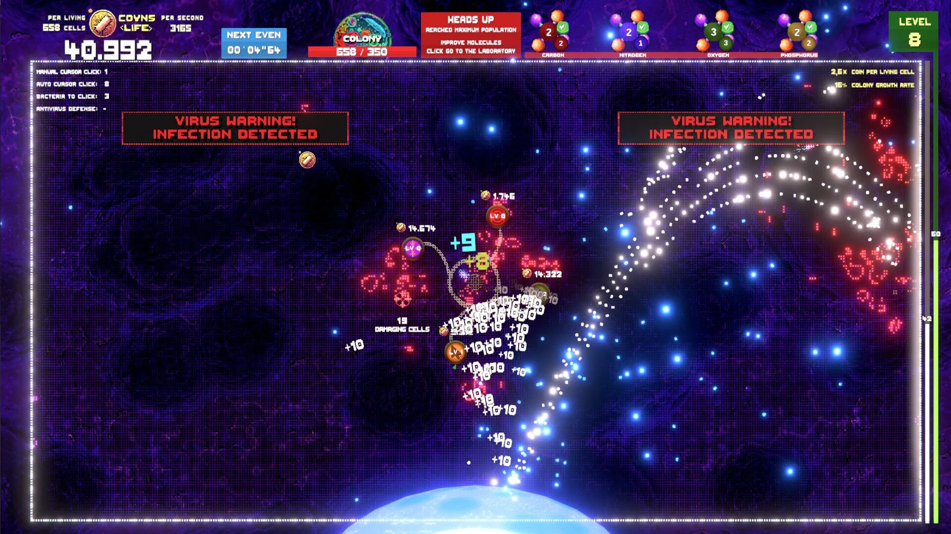 Изображение игры: SynthetiCell BioClicker