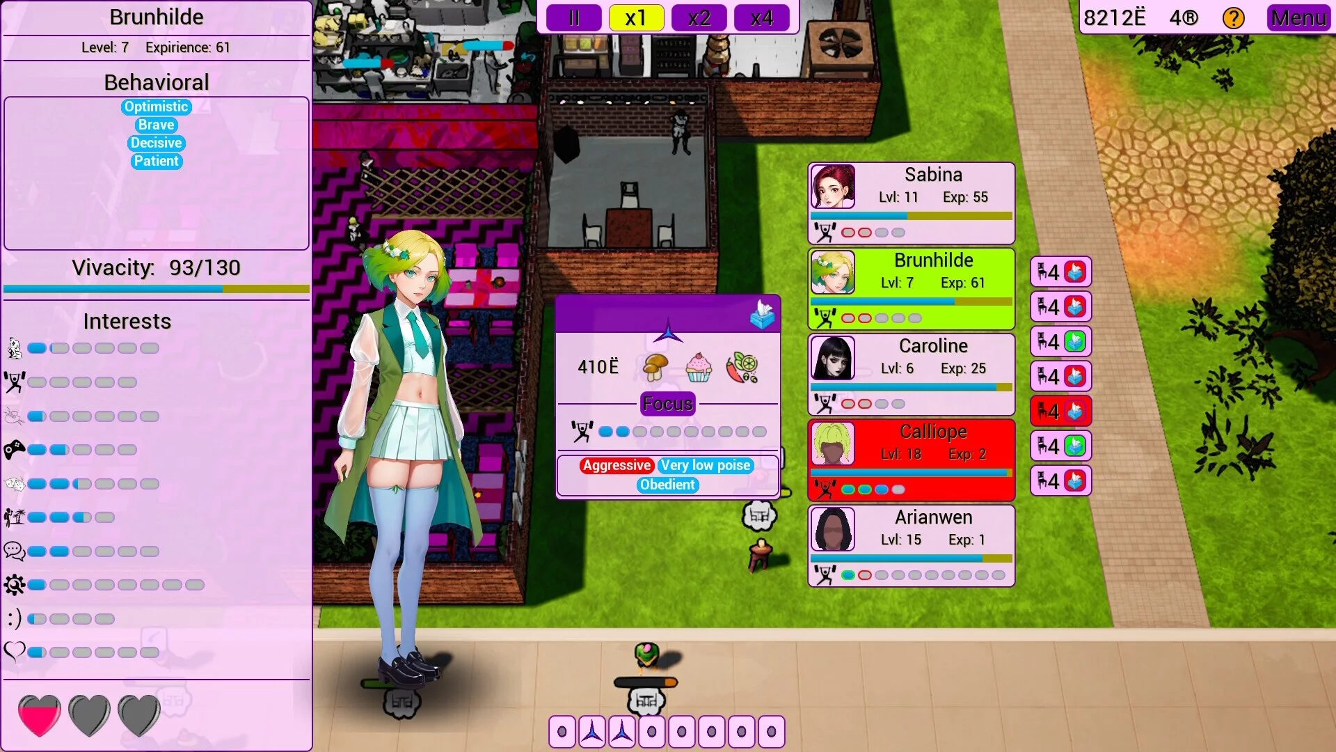 Изображение игры: Cocktail Girl Service