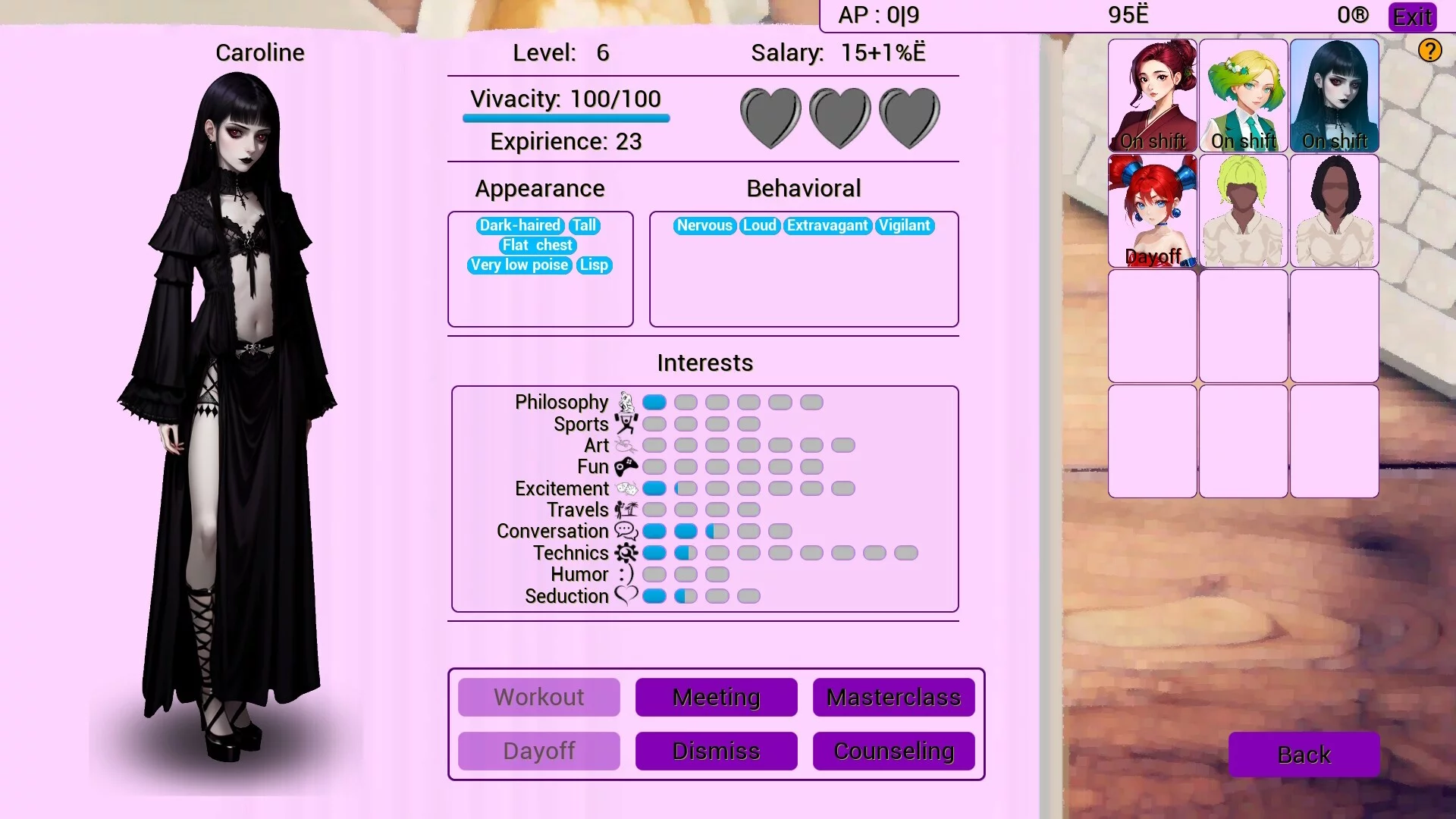 Изображение игры: Cocktail Girl Service