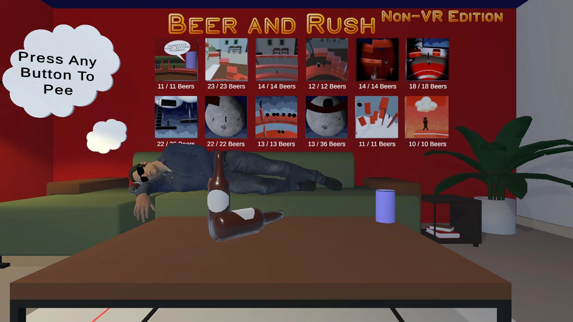 Изображение игры: Beer and Rush: Non-VR Edition