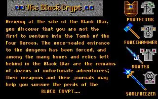 Изображение игры: Black Crypt (1992)