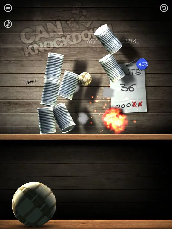 Изображение игры: Can Knockdown