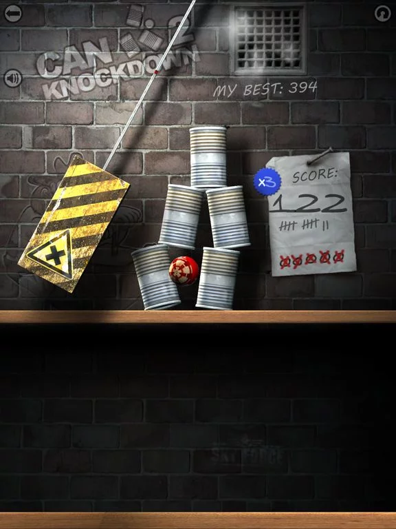 Изображение игры: Can Knockdown 2