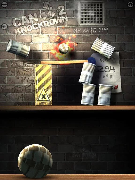 Изображение игры: Can Knockdown 2