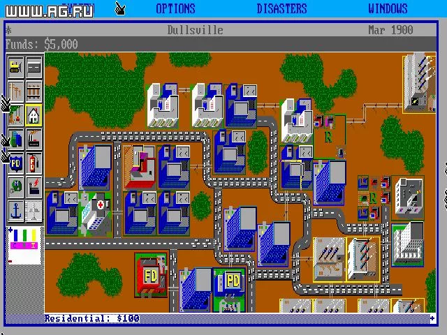 Изображение игры: SimCity (1989)