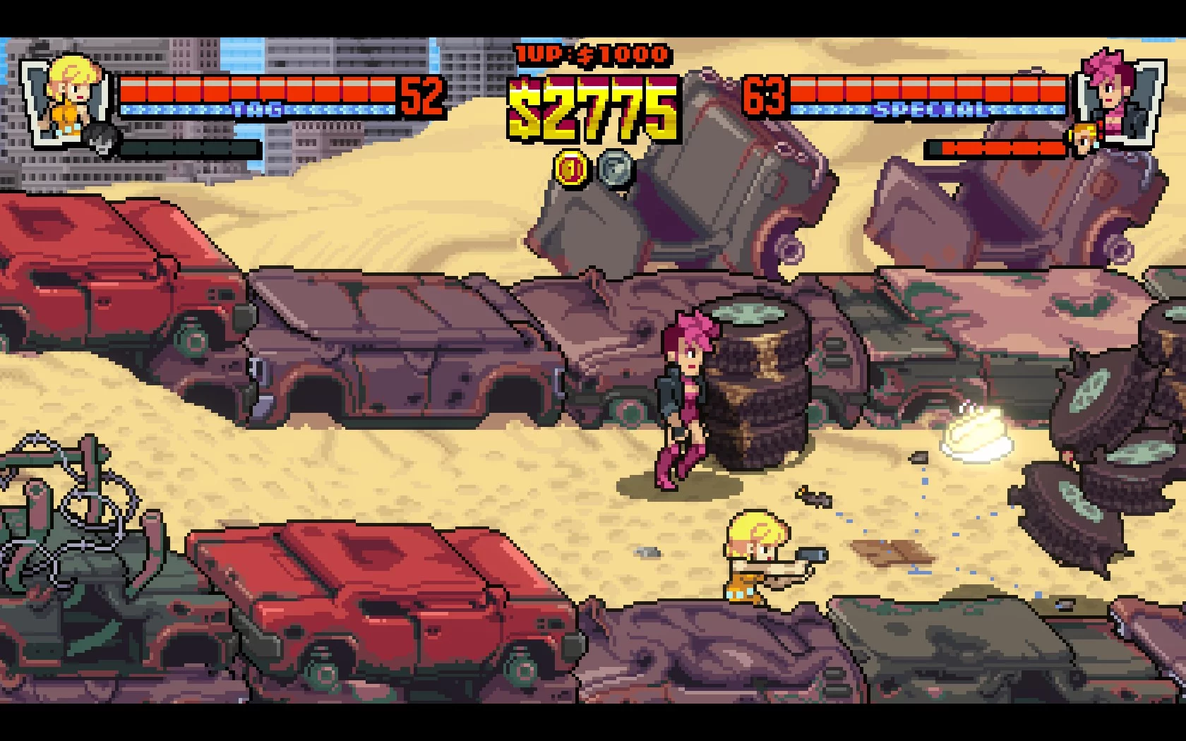 Изображение игры: Double Dragon Gaiden: Rise Of The Dragons