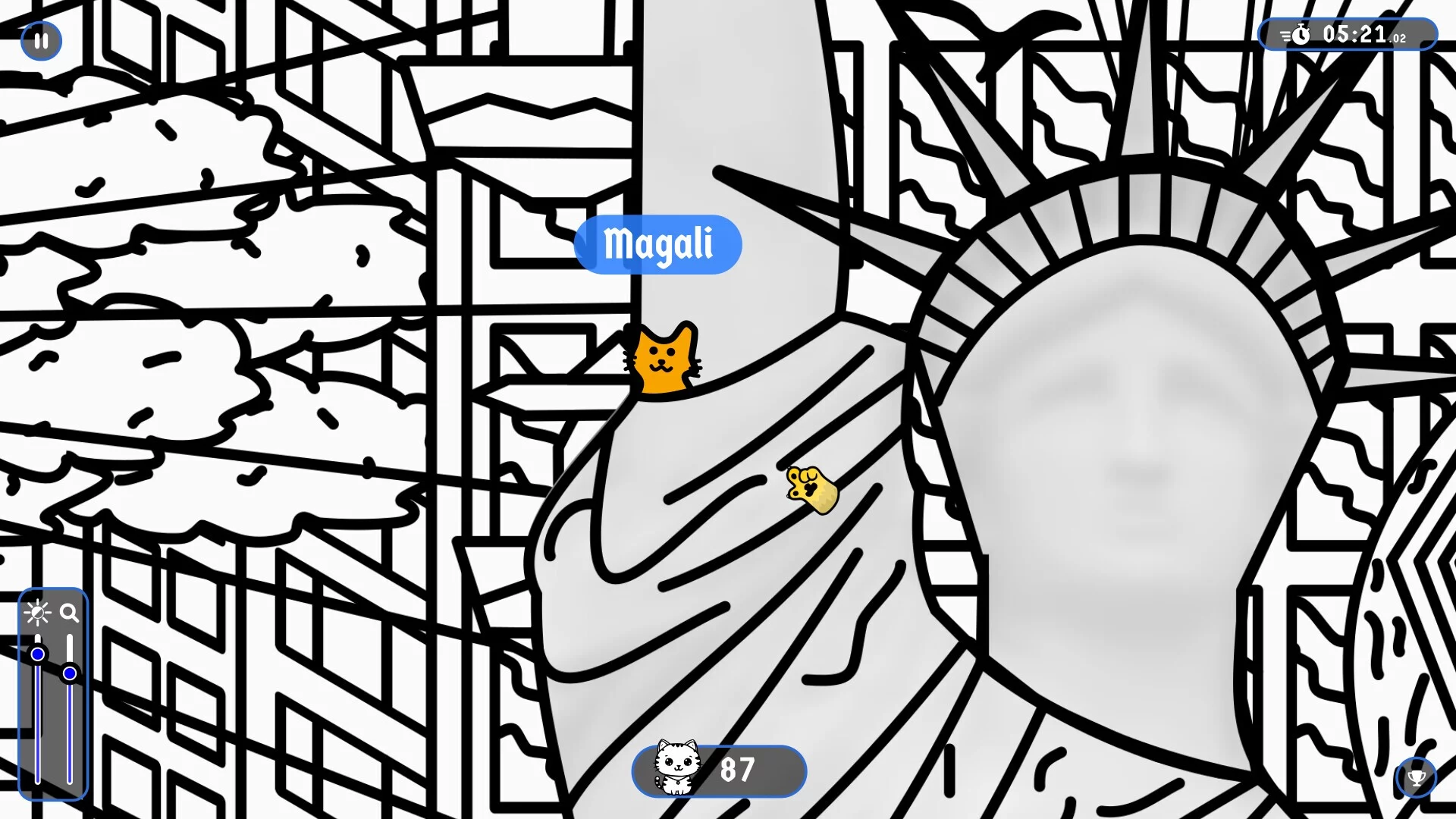 Изображение игры: 101 Cats Hidden in New York