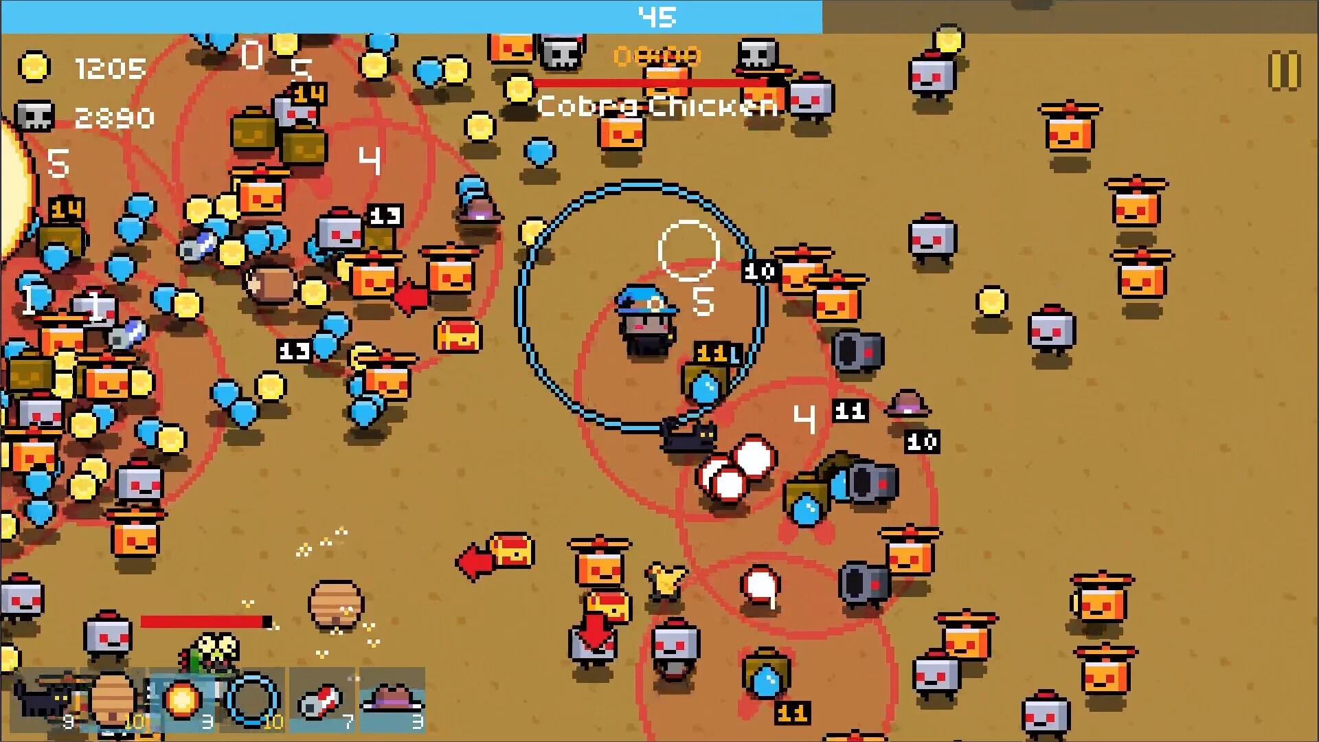 Изображение игры: Smol Survivors