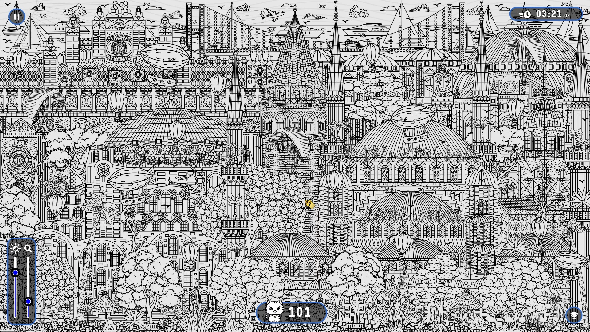 Изображение игры: 101 Cats Hidden in Istanbul