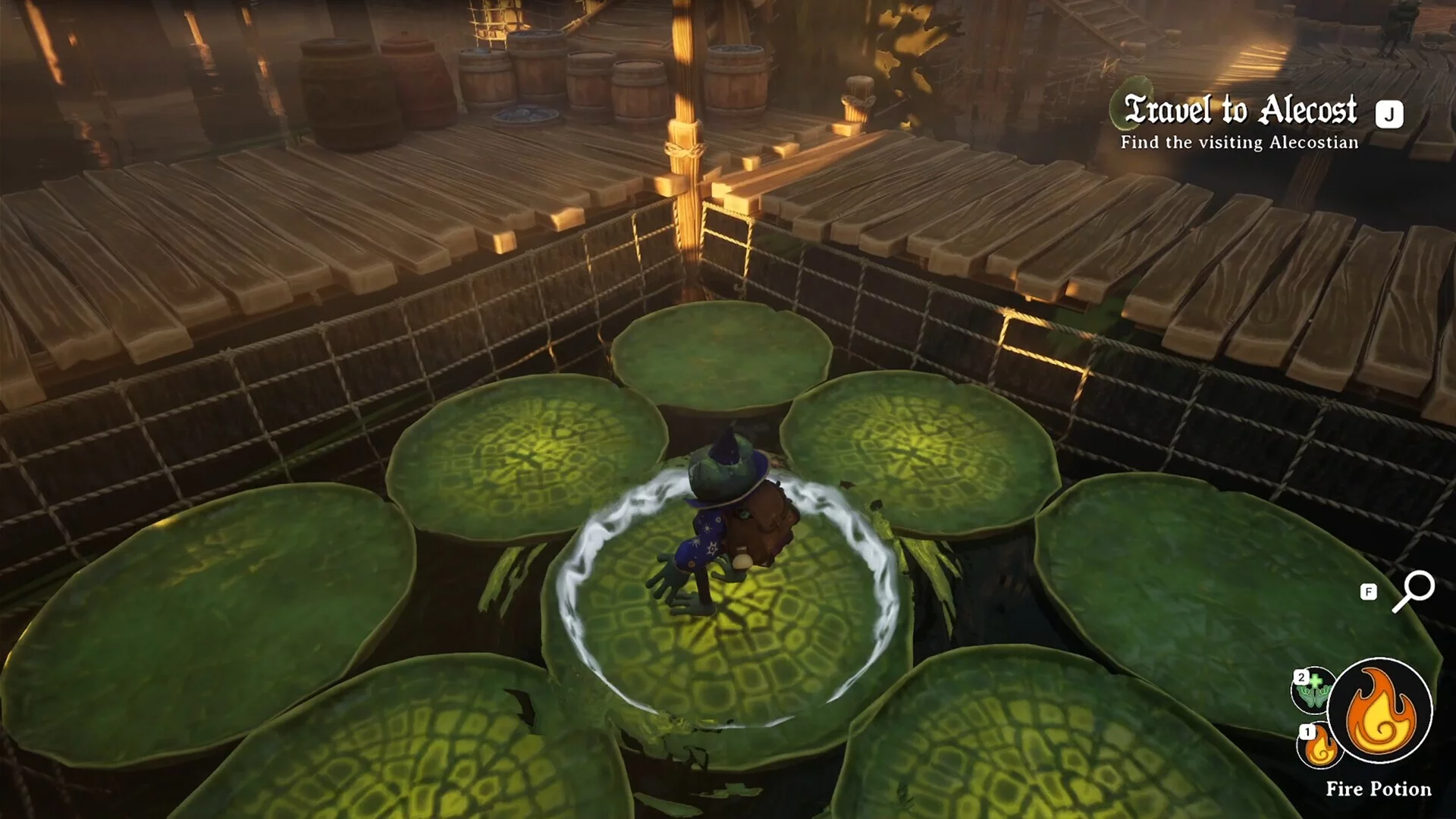 Изображение игры: Bask: The Alchemist Frog