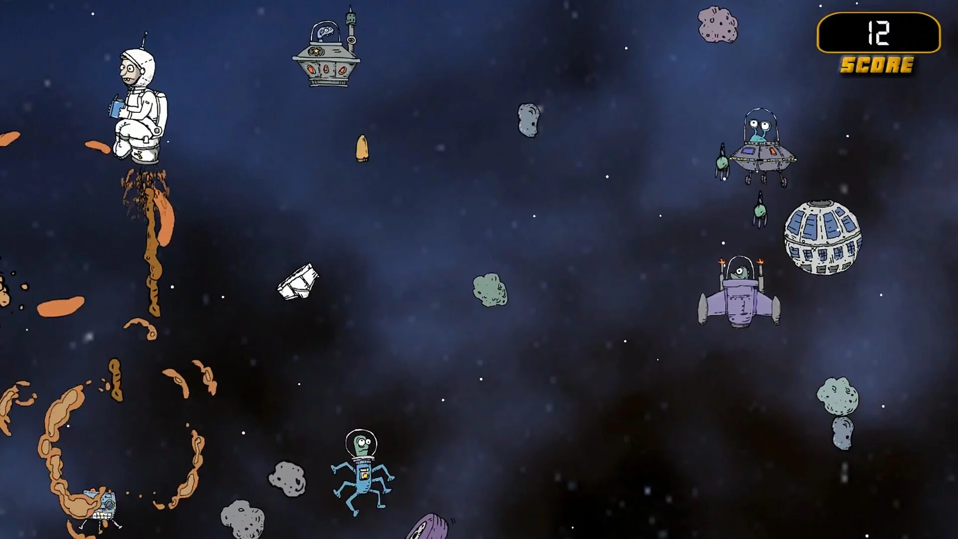 Изображение игры: Poop Rocket