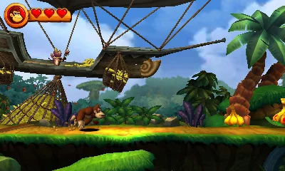 Изображение игры: Donkey Kong Country Returns 3D
