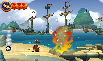 Изображение игры: Donkey Kong Country Returns 3D