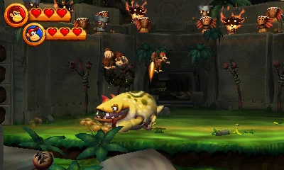 Изображение игры: Donkey Kong Country Returns 3D