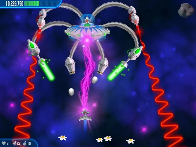 Изображение игры: Chicken Invaders 3: Christmas Edition