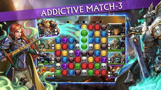 Изображение игры: Gems of War - Match 3 RPG