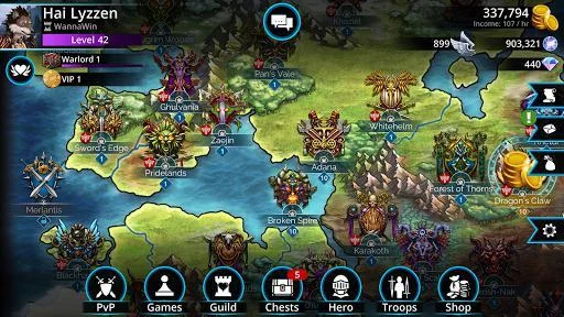 Изображение игры: Gems of War - Match 3 RPG