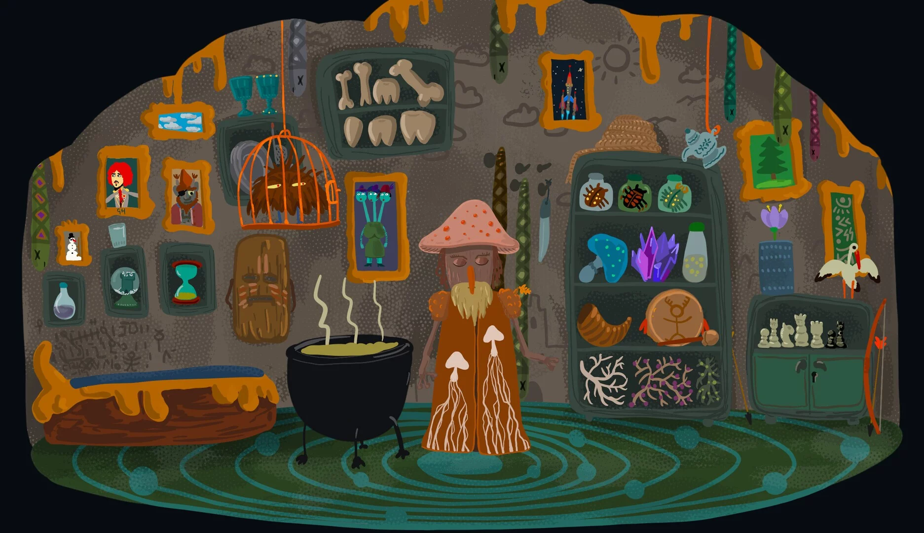 Изображение игры: Cave Hikers