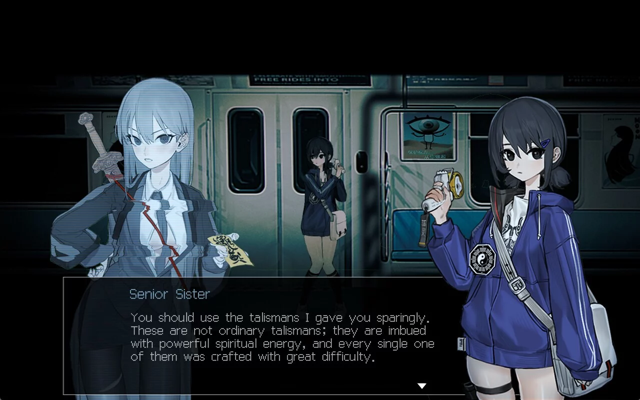 Изображение игры: Subway Exorcist Girl