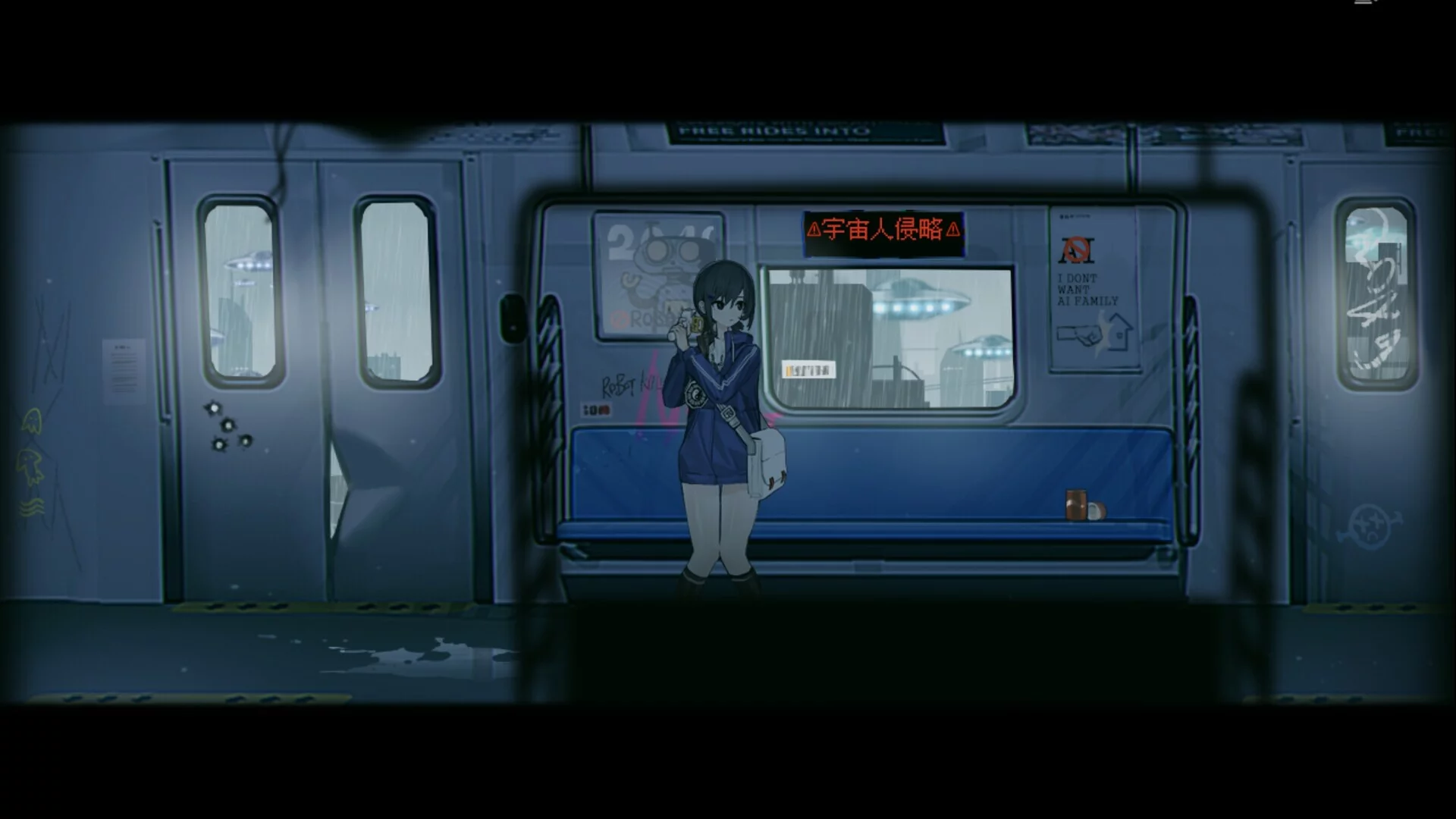 Изображение игры: Subway Exorcist Girl