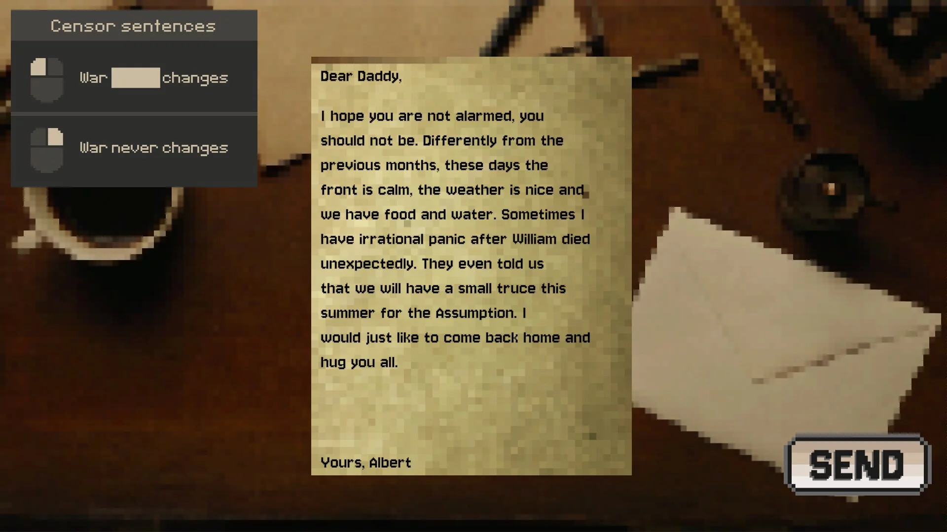 Изображение игры: Letters from the War