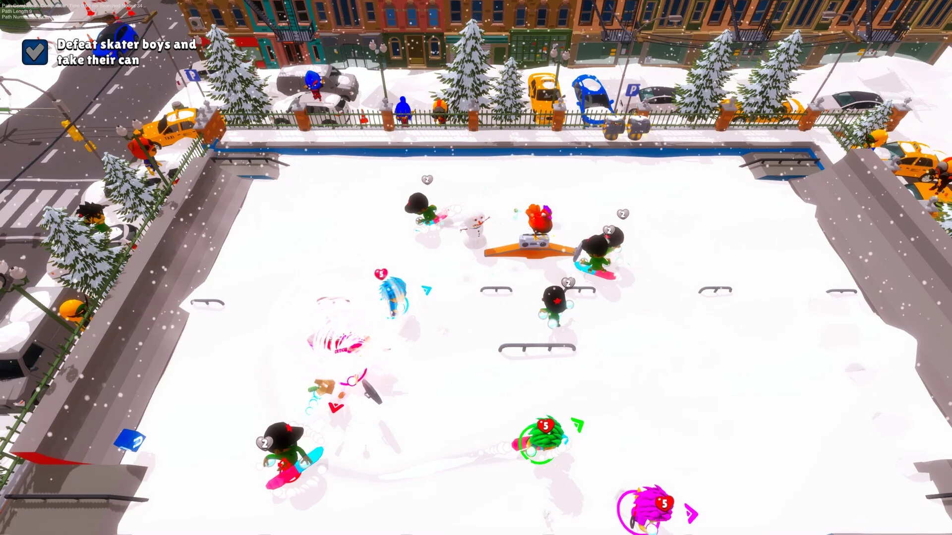 Изображение игры: A Tiny Snow Game