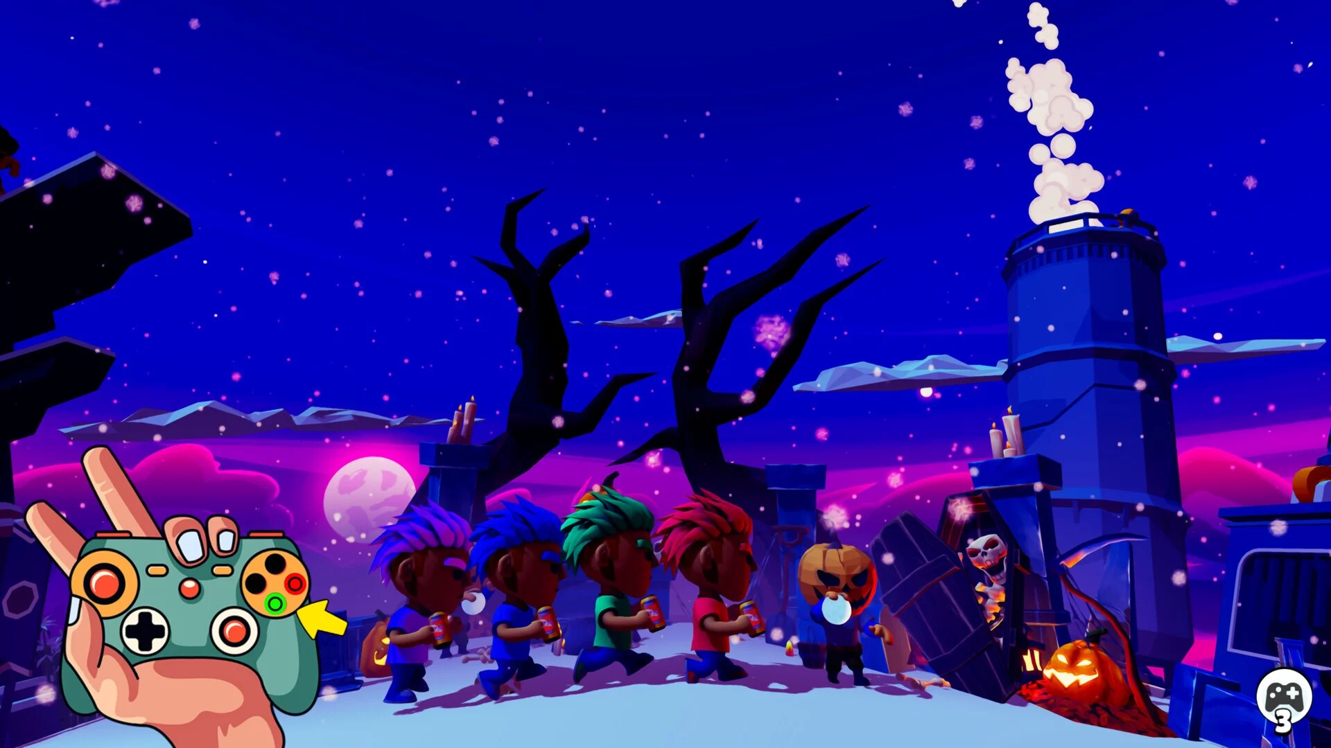 Изображение игры: A Tiny Snow Game
