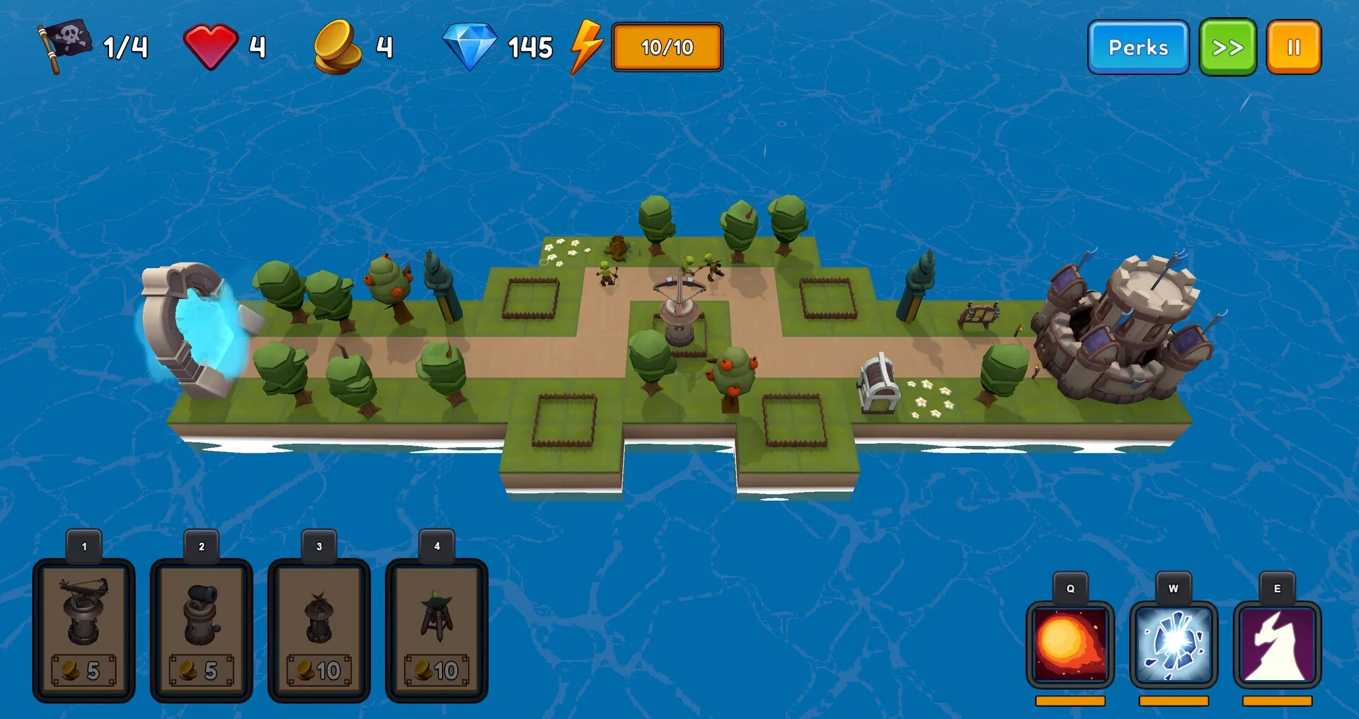 Изображение игры: Fantasy Tower Defense
