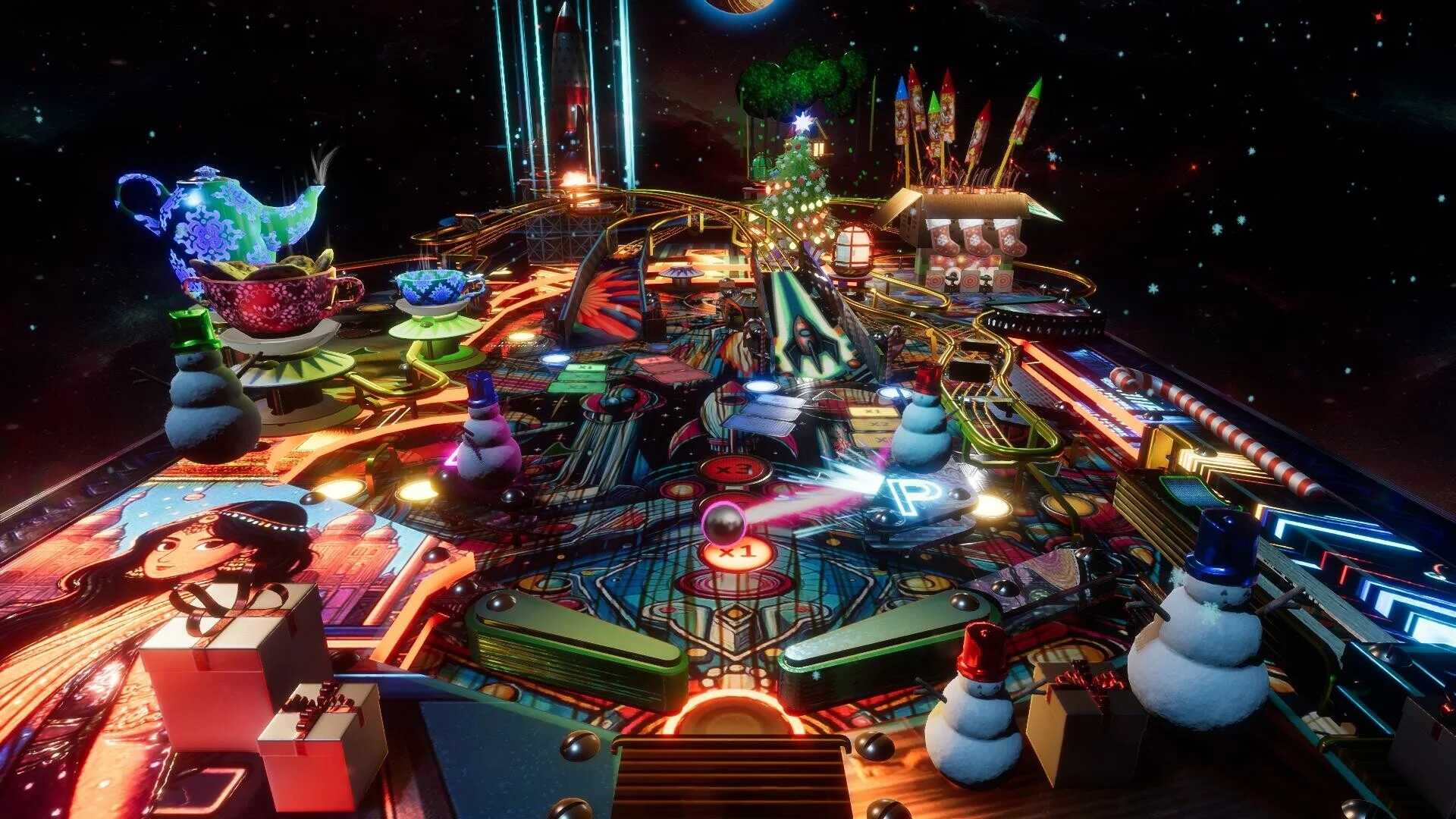 Изображение игры: Pinball Neon