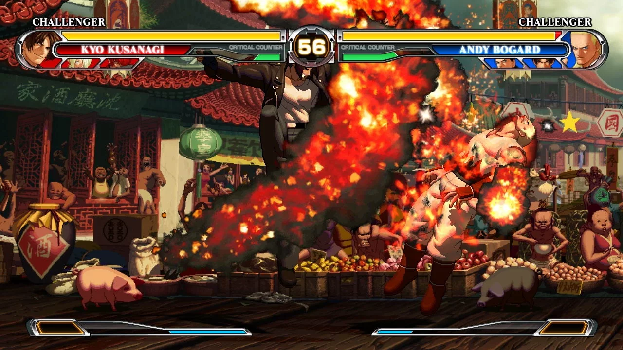 Изображение игры: The King of Fighters XII