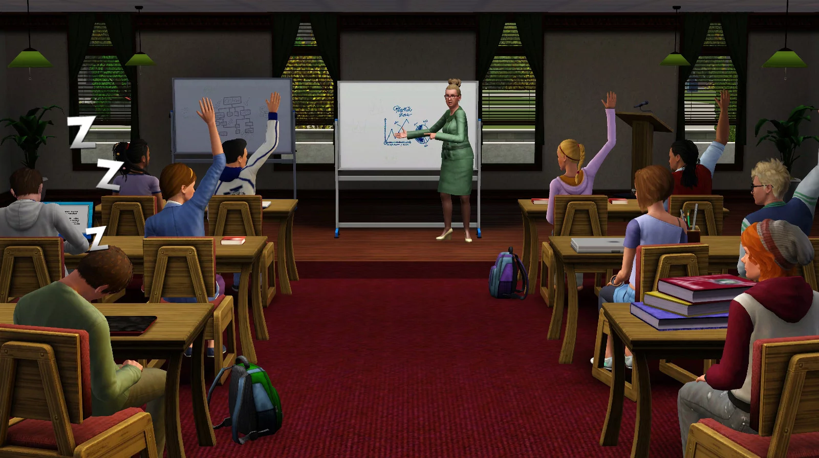 Изображение игры: The Sims 3: University Life