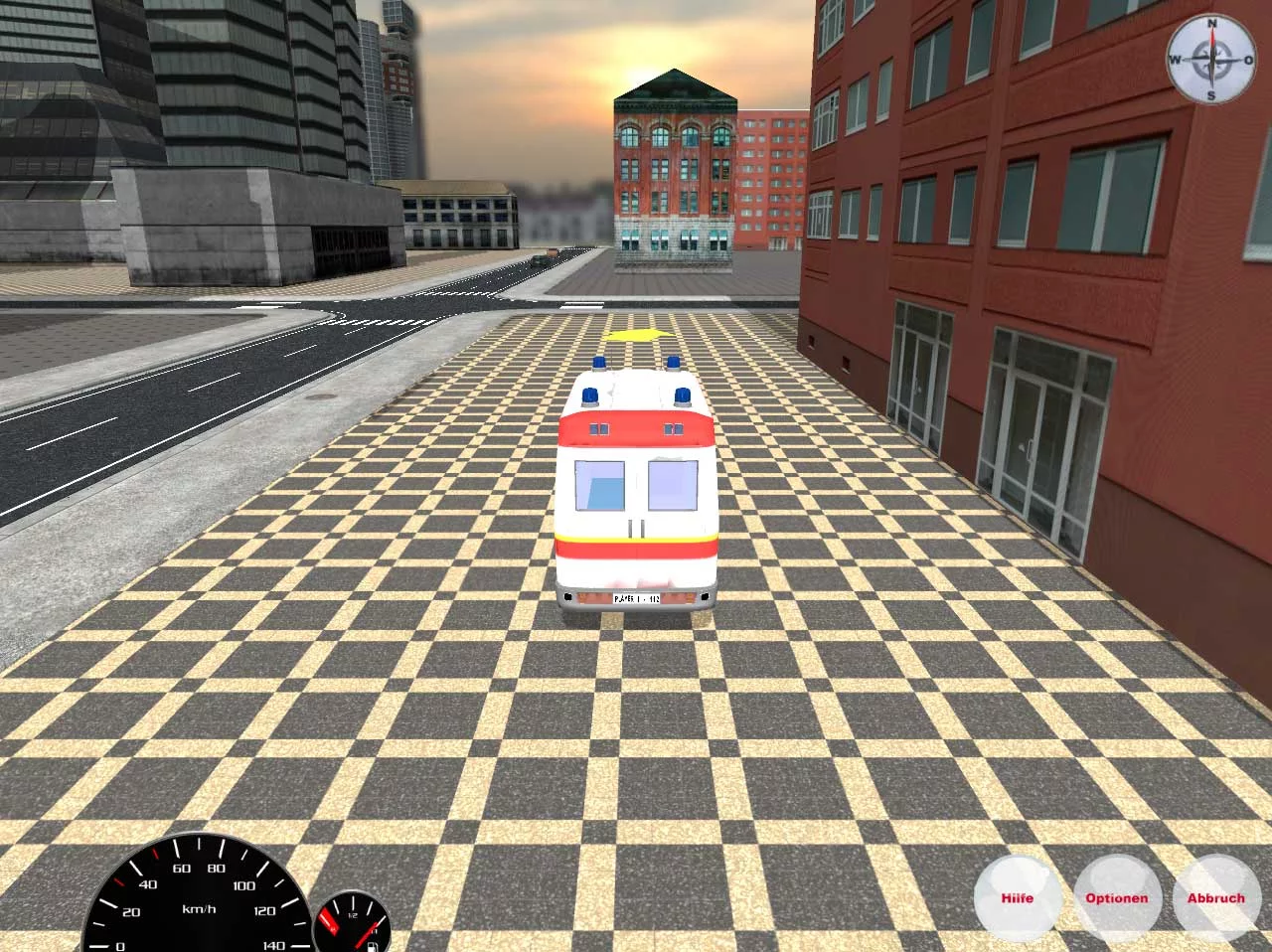 Изображение игры: Ambulance Simulator