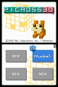 Изображение игры: Picross 3D