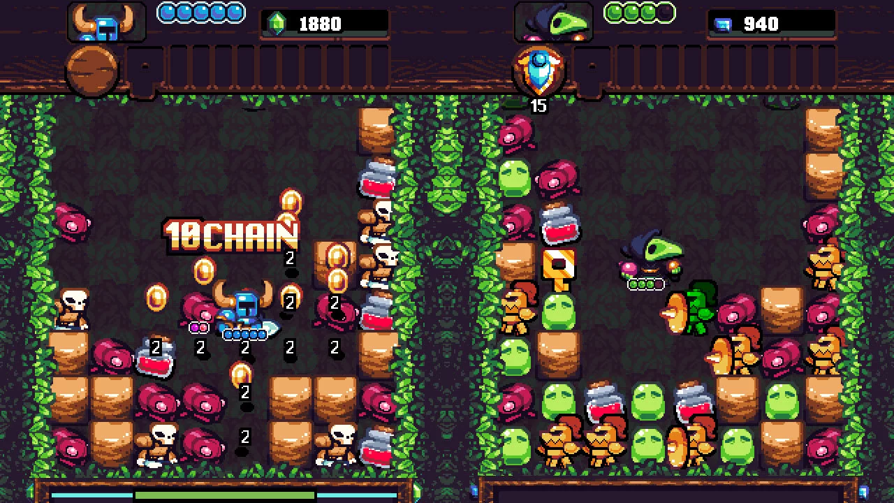 Изображение игры: Shovel Knight Pocket Dungeon