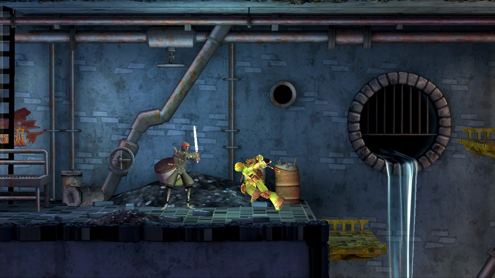 Изображение игры: Teenage Mutant Ninja Turtles: Danger of the Ooze