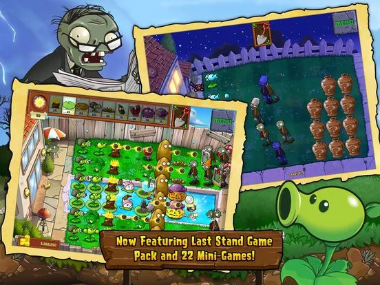 Изображение игры: Plants vs. Zombies HD