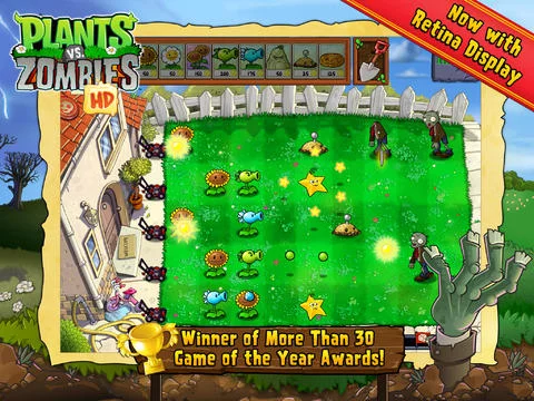 Изображение игры: Plants vs. Zombies HD
