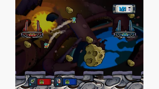 Изображение игры: Worms: A Space Oddity