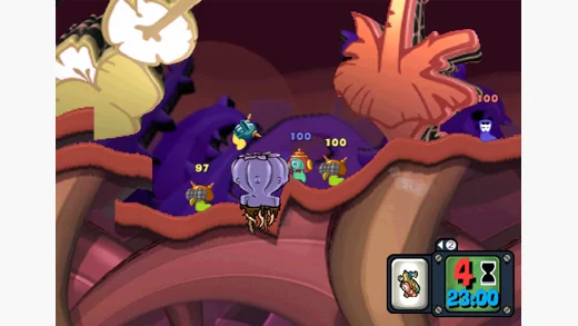 Изображение игры: Worms: A Space Oddity