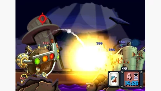 Изображение игры: Worms: A Space Oddity