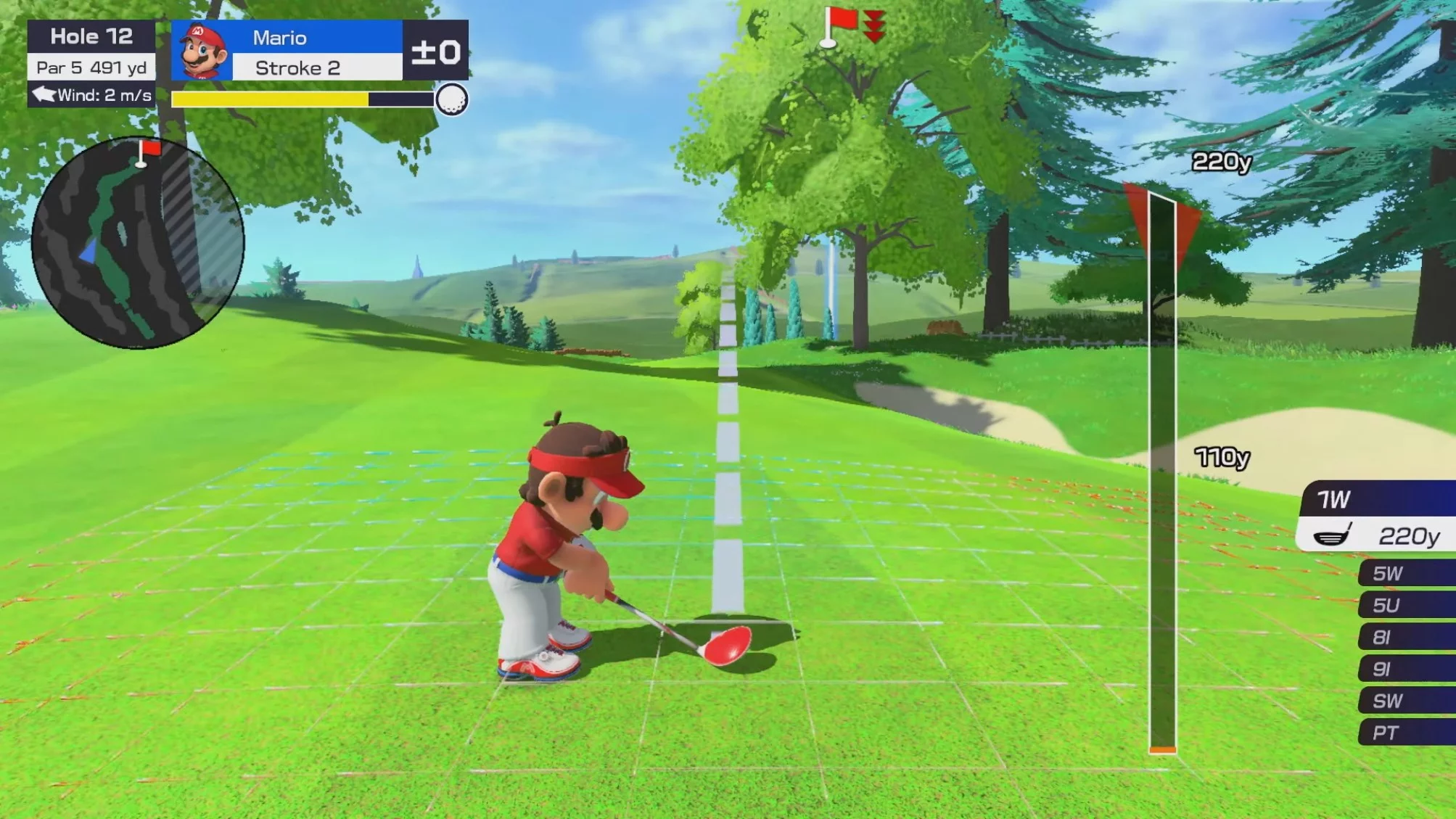 Изображение игры: Mario Golf: Super Rush