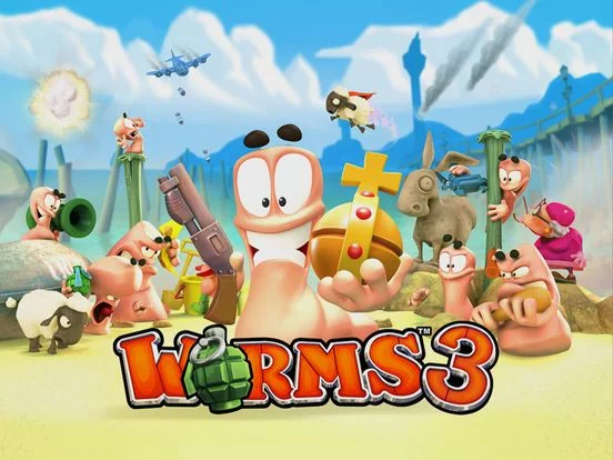 Изображение игры: Worms 3