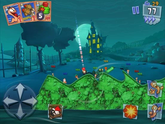 Изображение игры: Worms 3