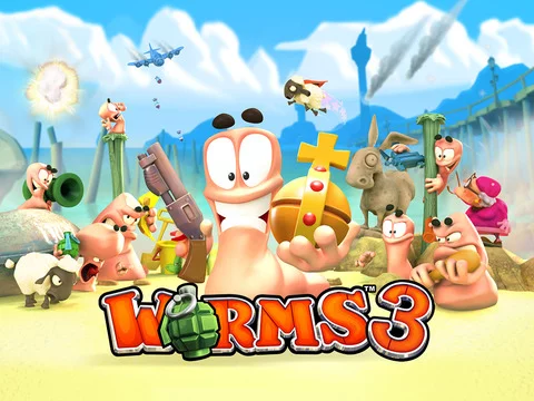 Изображение игры: Worms 3