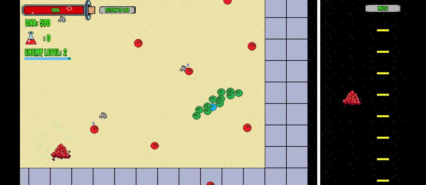 Изображение игры: Skills and Slimes