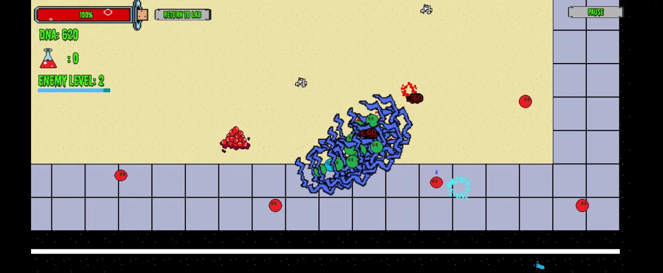 Изображение игры: Skills and Slimes