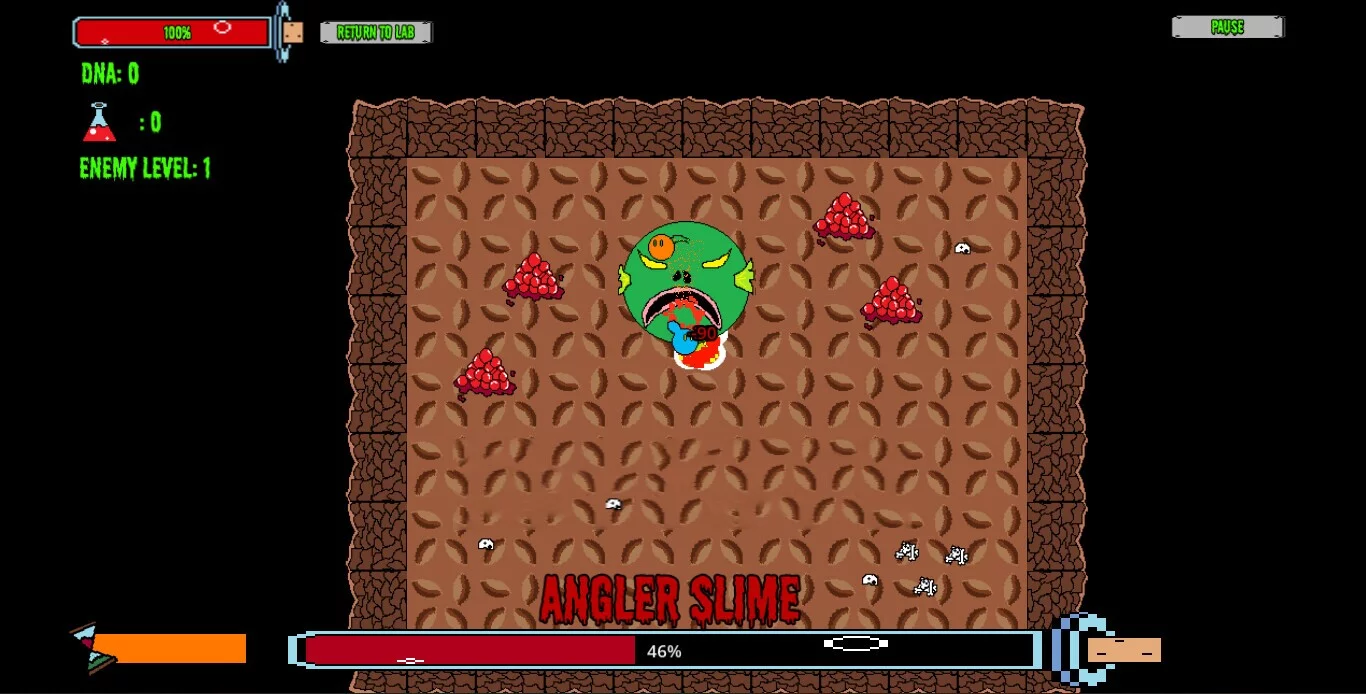 Изображение игры: Skills and Slimes