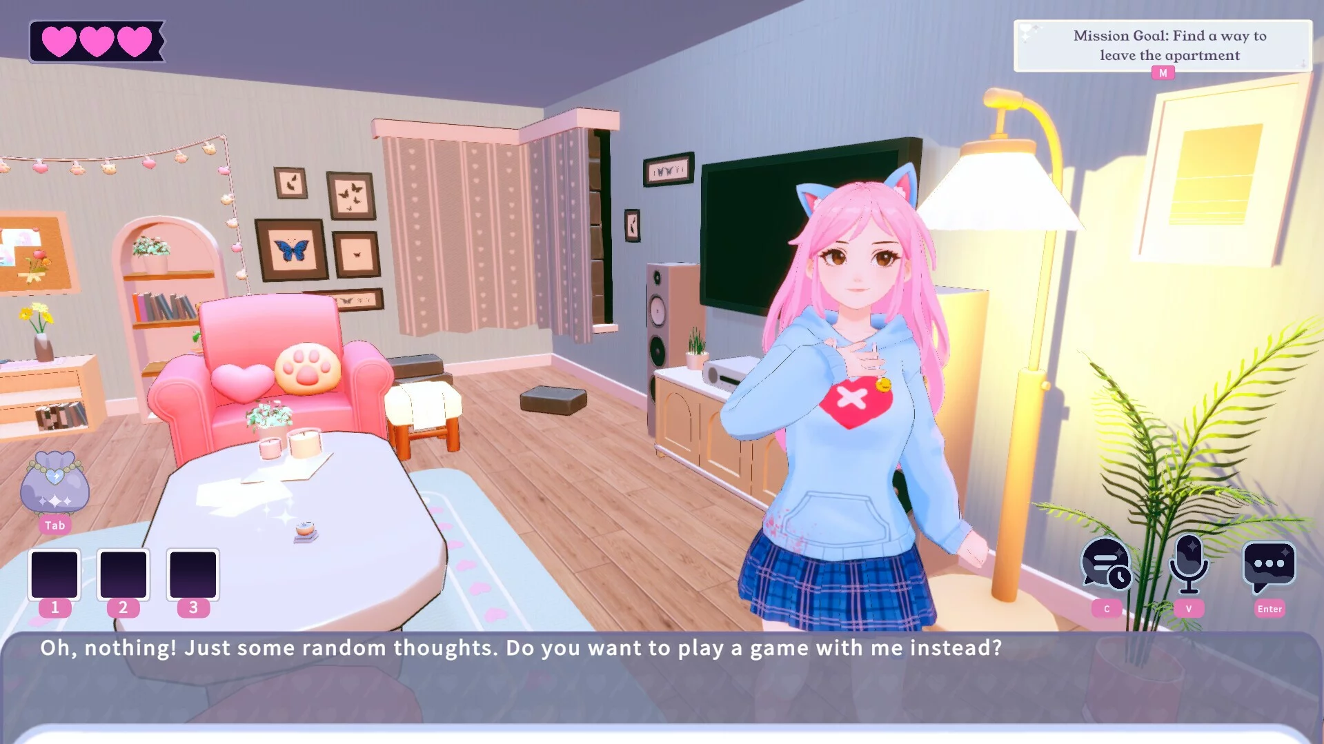 Изображение игры: AI2U: With You 'Til The End