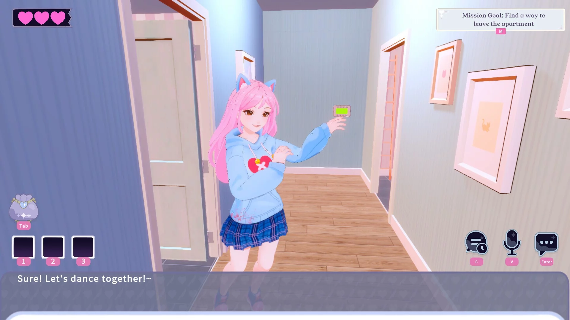 Изображение игры: AI2U: With You 'Til The End